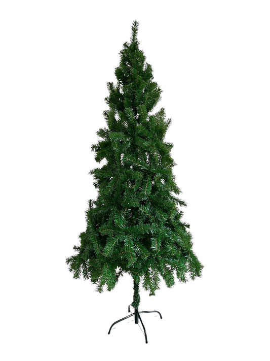 🎄 Árbol de Navidad de Lujo 1.80m En Combo con Base Metálica y 700 Ramas,Luz led de 100 bombillos y 12 muñecos